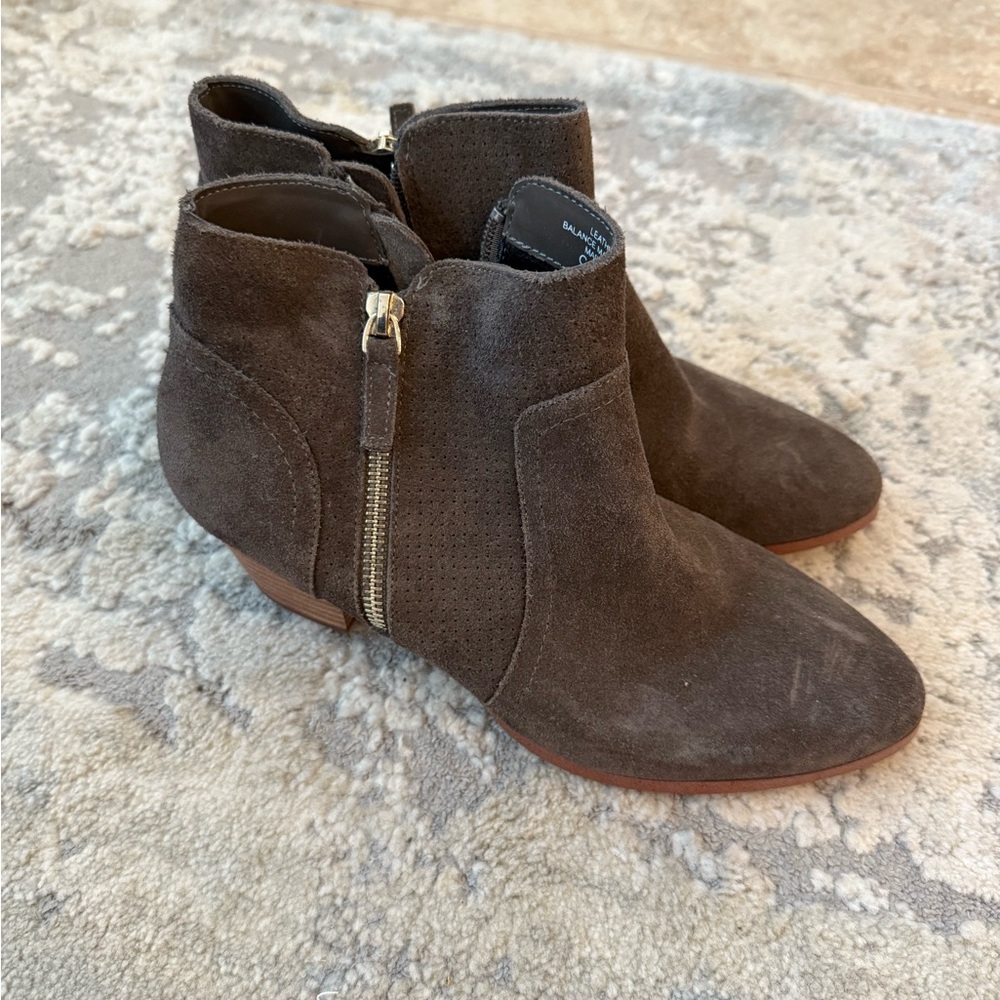 Women's Brown Suede Ankle Boots